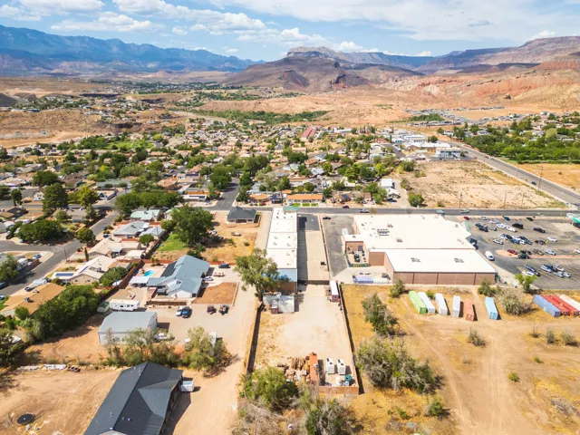 Aerial — Hwy 9 and I-15 access corridor