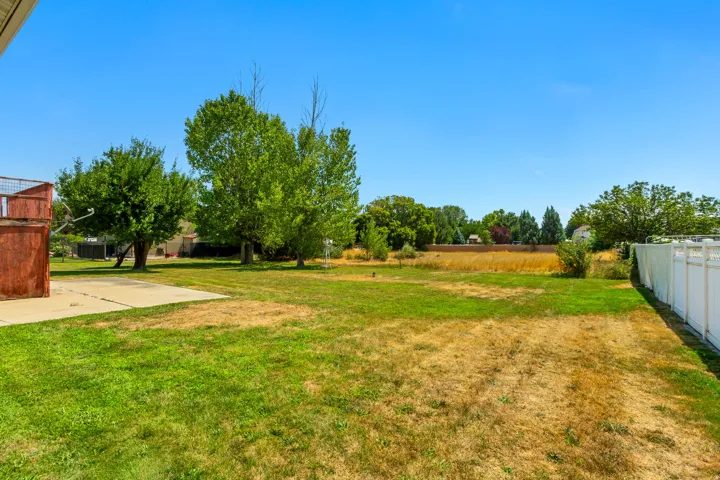 .83 acres with animal rights up to 3 large animals.