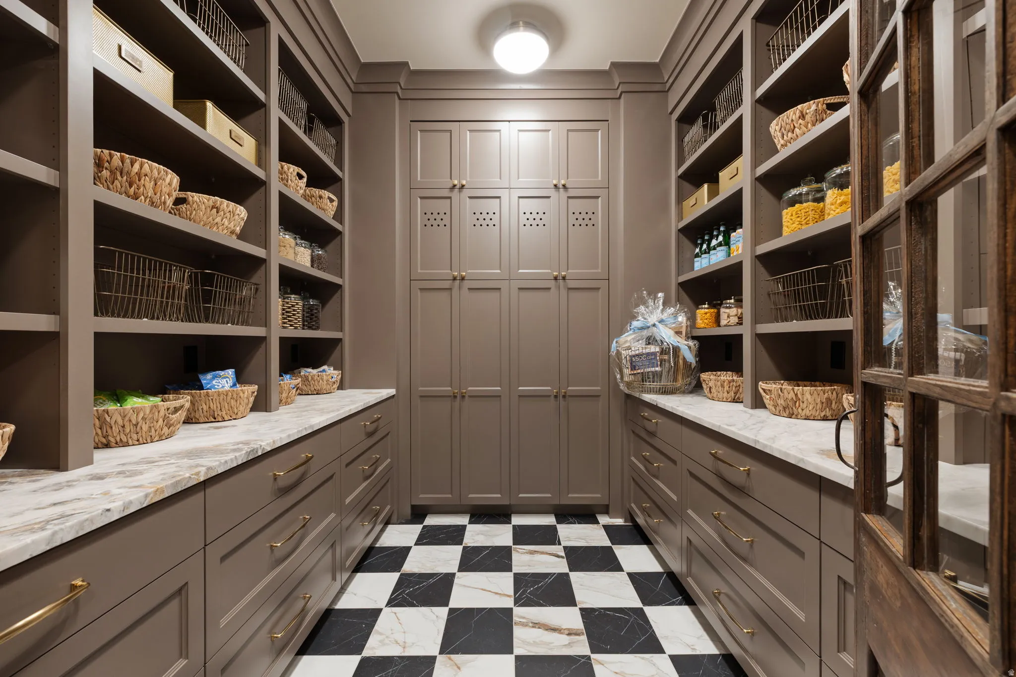 Butler Pantry with a door from the 1700s