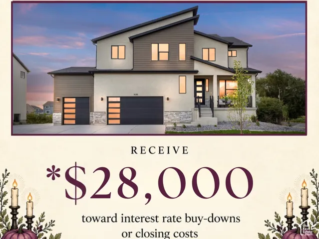 Ask Agent about the details on our Preferred Lender Incentive- for closing costs/rate-buy downs