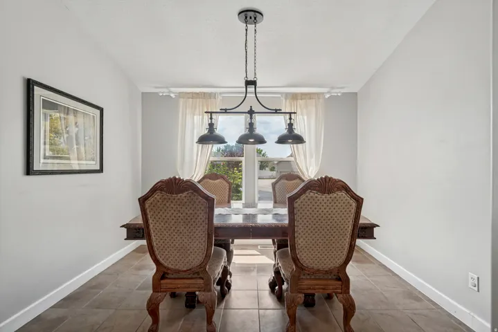 Recessed window with sheer drapes