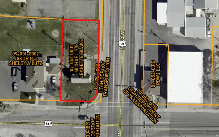 Assessor's Map. Displaying property boundaries and owner information for the property