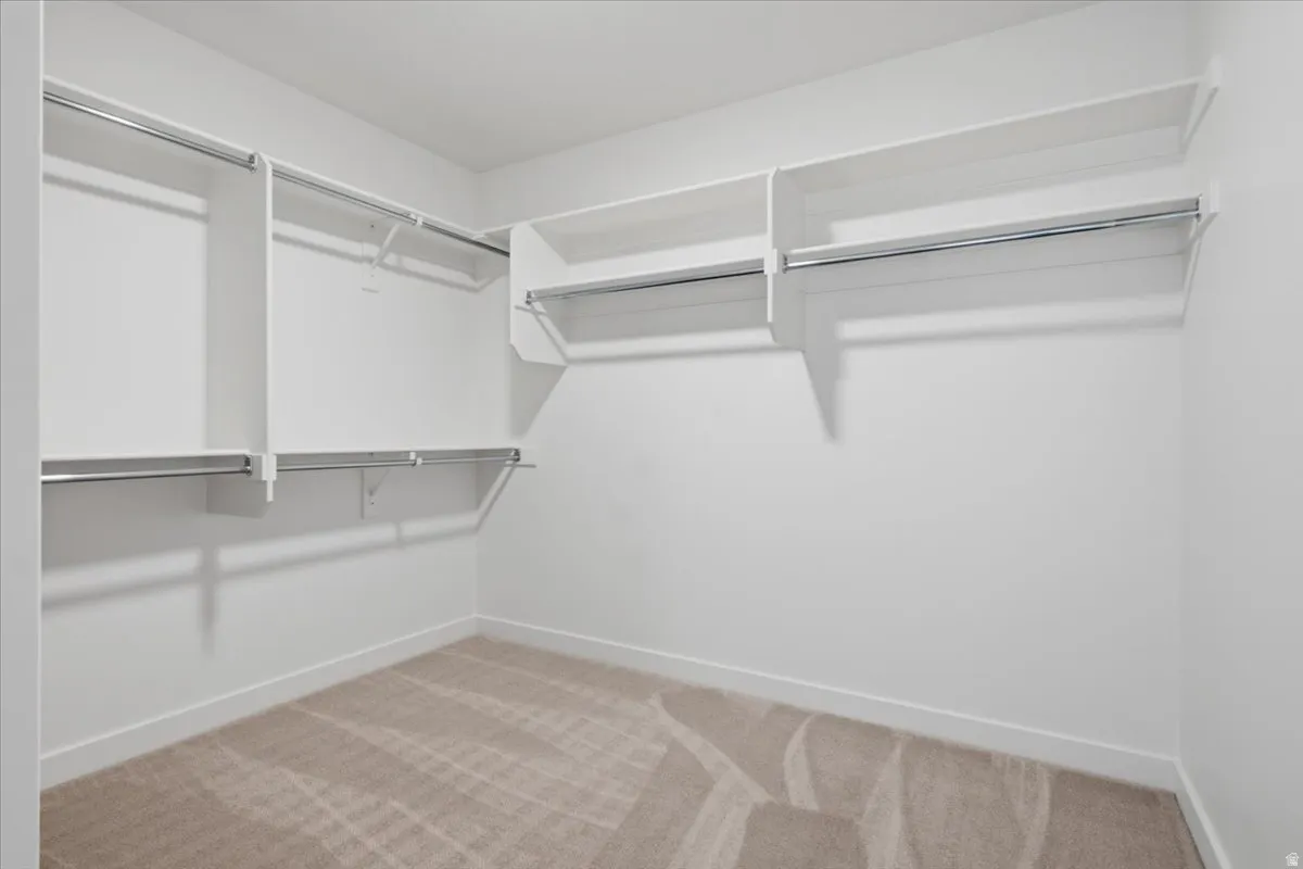Extra Spacious Primary Closet