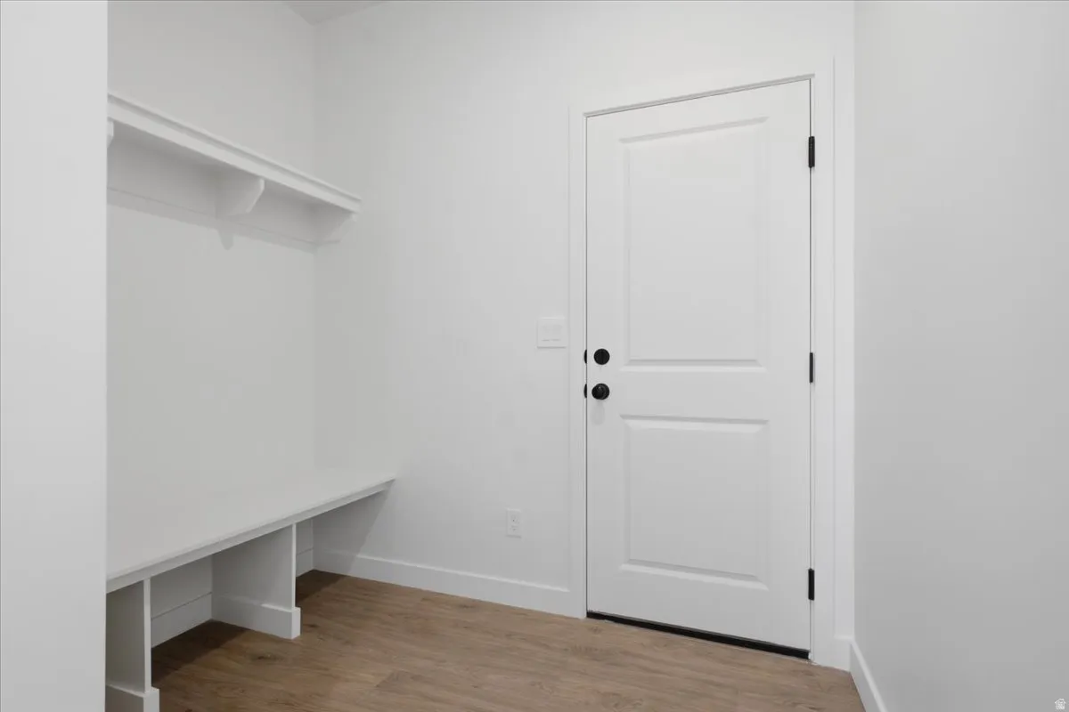 Mud Room Bench off of Garage.