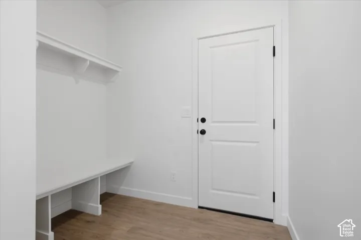 Mud Room Bench off of Garage.