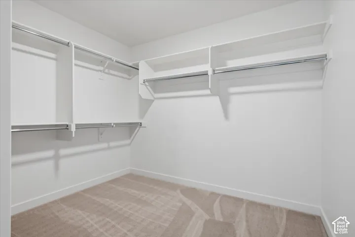 Extra Spacious Primary Closet