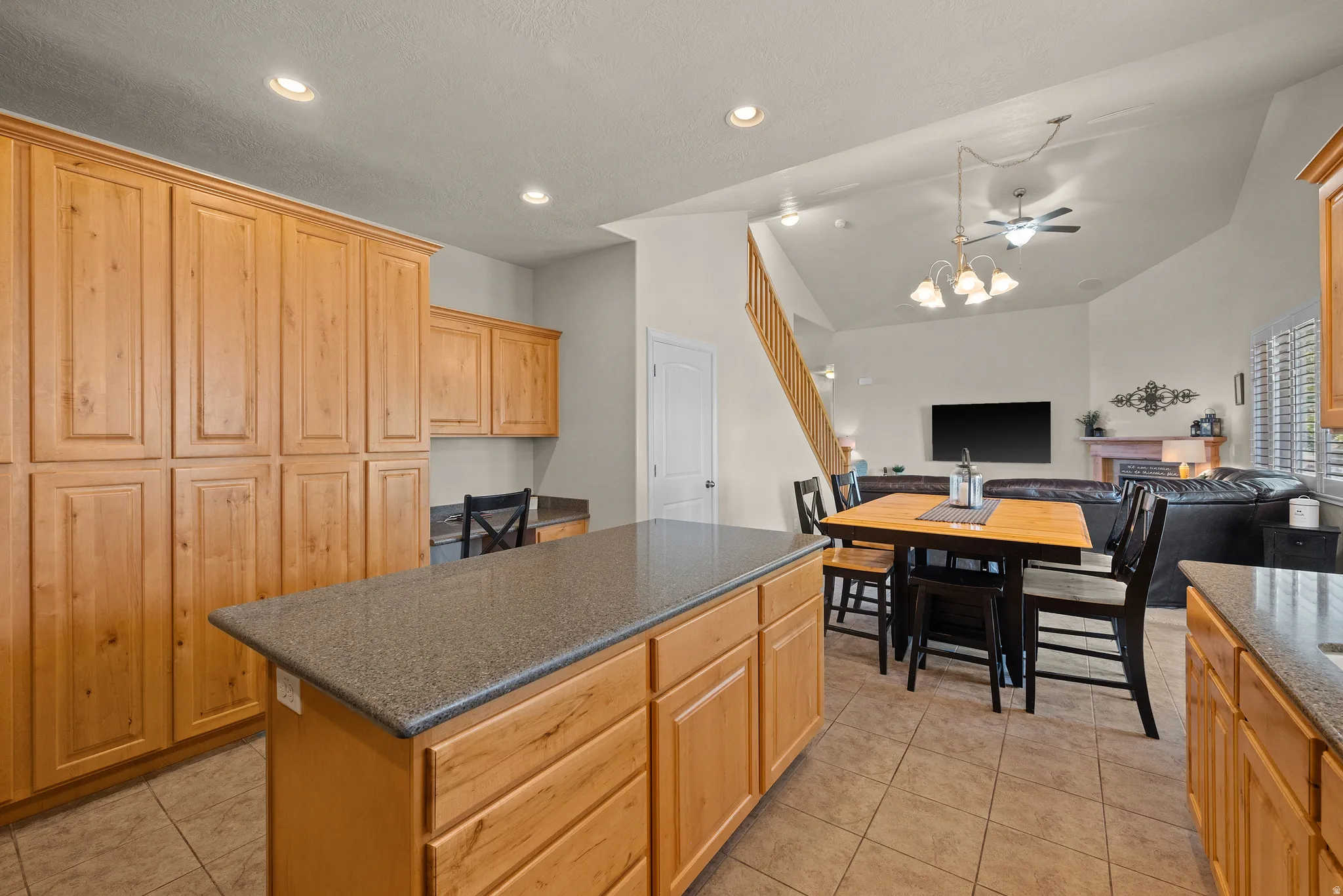 Kitchen with extensive wood cabinetry