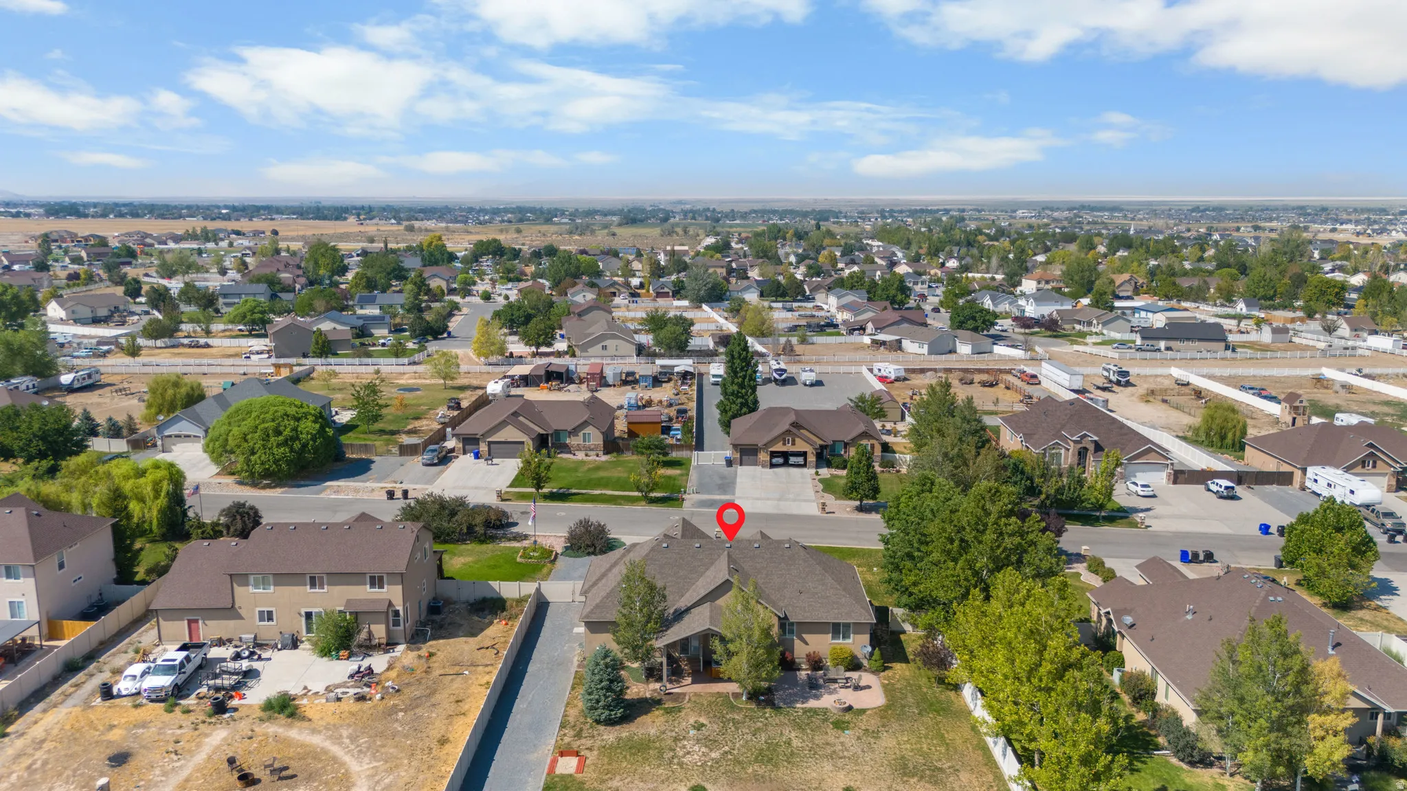 Established residential neighborhood with a variety of housing styles and mature landscaping