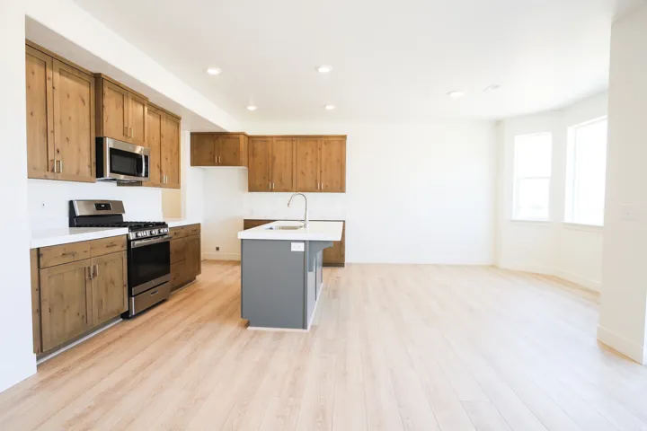 Kitchen and dining area