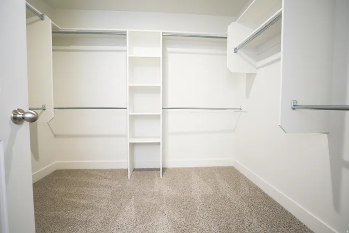 Large primary walk-in closet