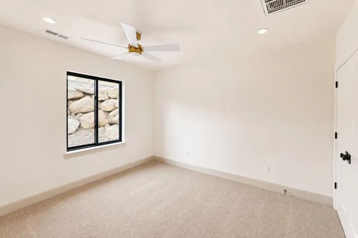 This bedroom 5 is on the rentable basement side