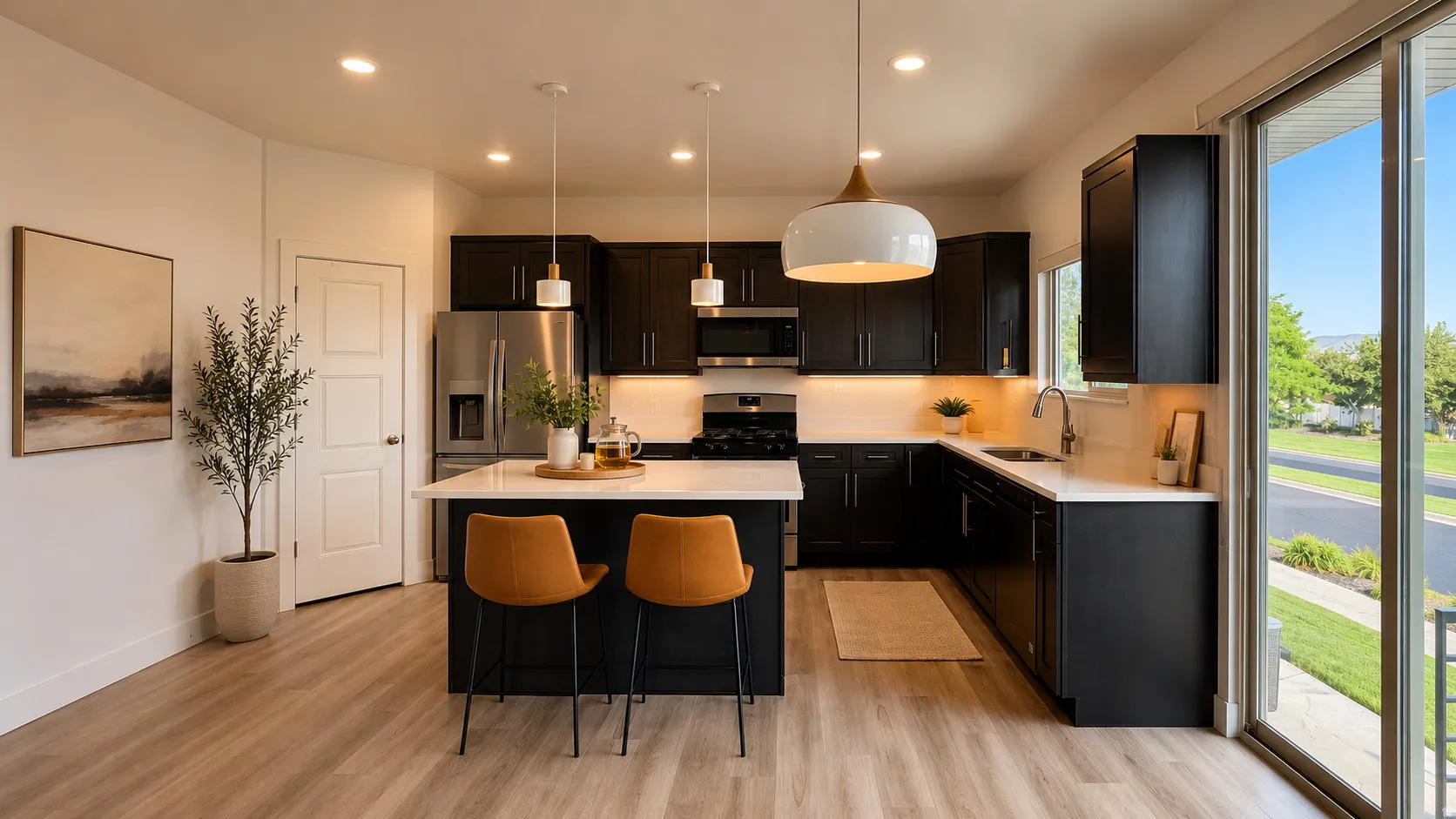 Virtually Staged Kitchen