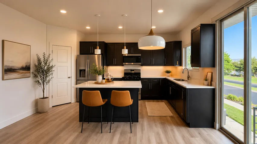 Virtually Staged Kitchen