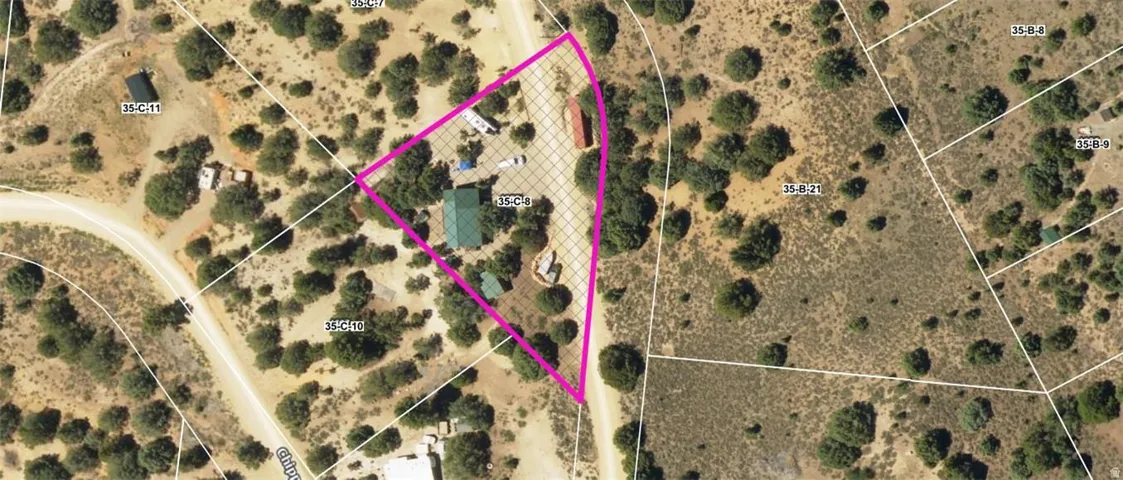 Assessor's Parcel Map. Indicating the boundaries and identification numbers of the property