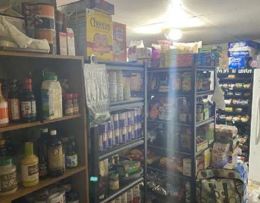Large storage room.