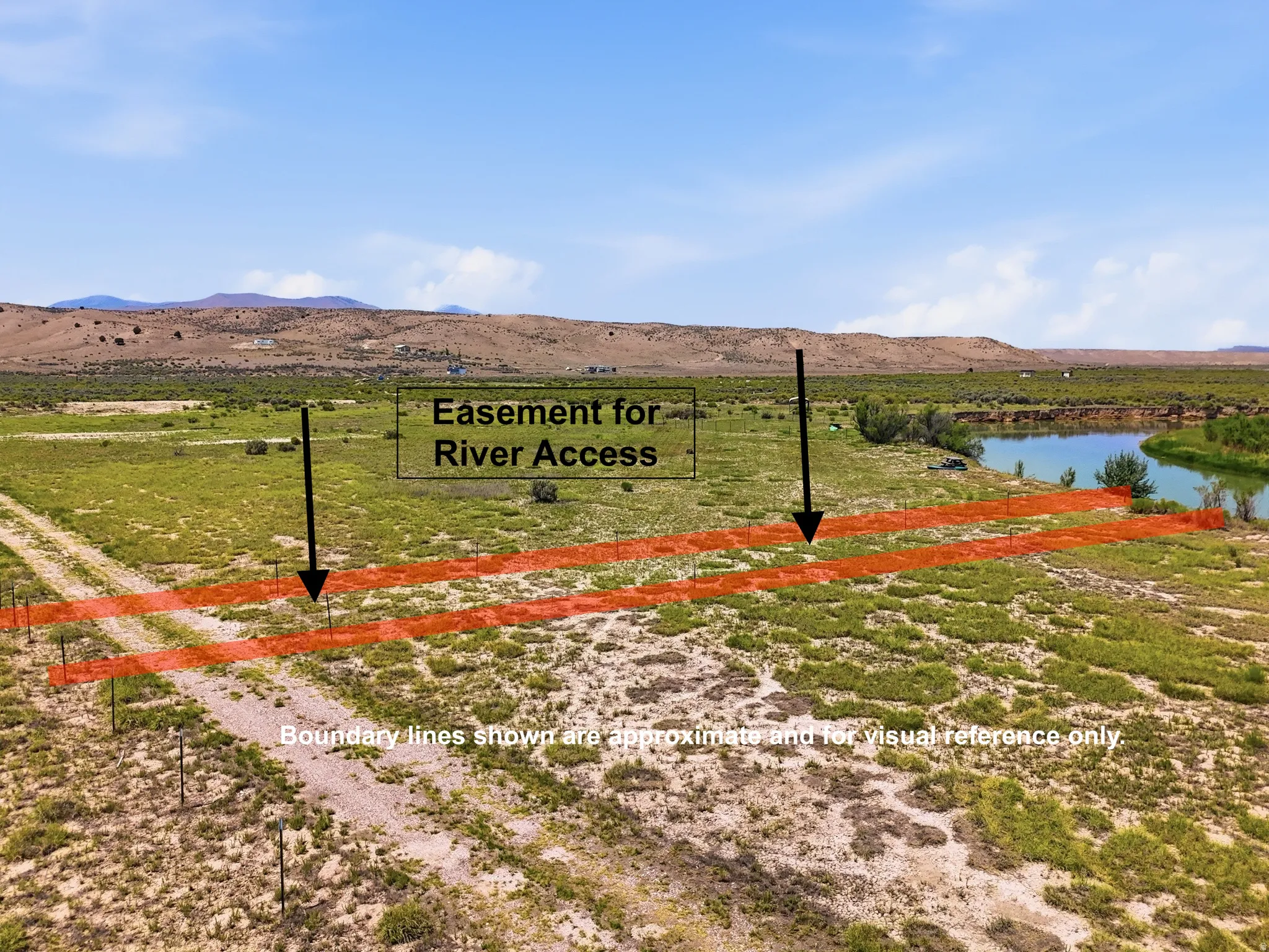 Riverfront property featuring a natural watercourse