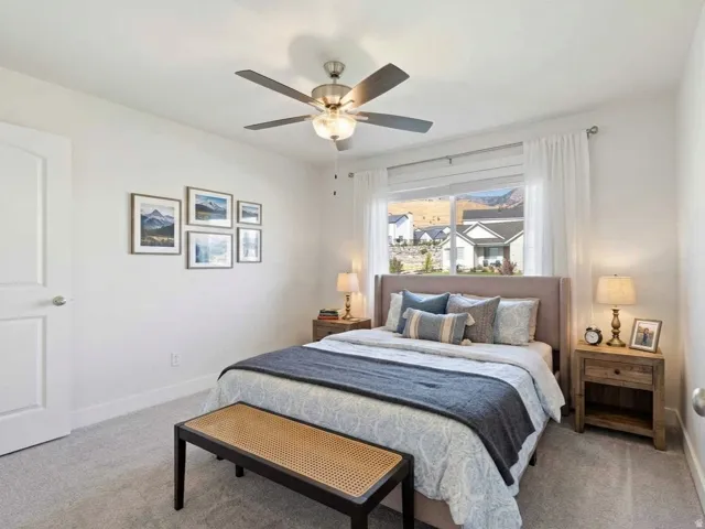 Digitally Staged Bedroom