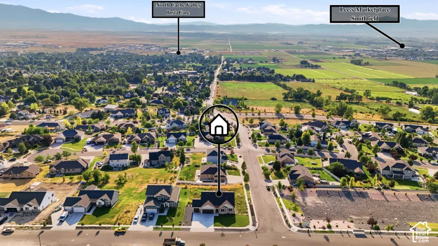 Expansive residential area with developed streets and established homes