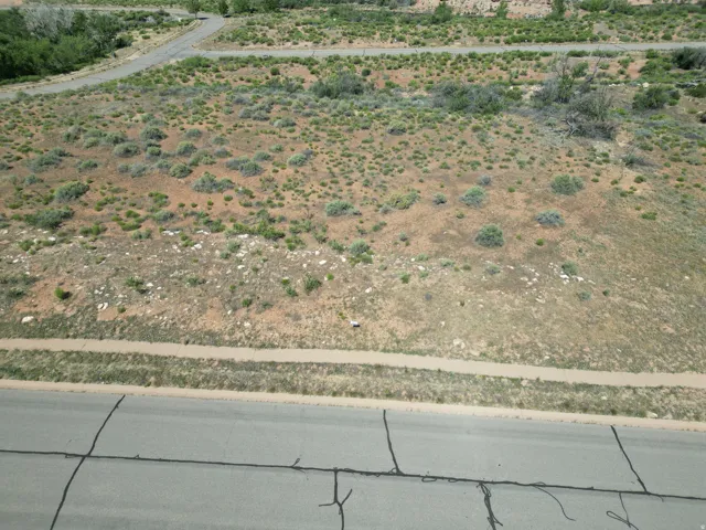 Street-fronting lot with an established curb and sidewalk