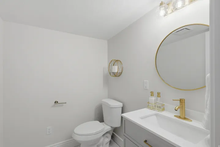 Basement Half Bath