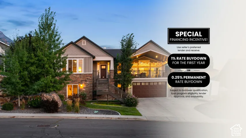 Financing Incentive Disclosure. Outlining available interest rate adjustments for the property upon borrower qualification