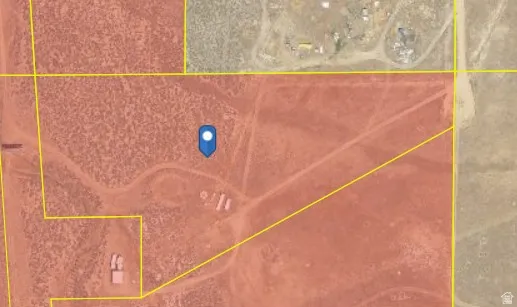 Geographic Information System (GIS) Map. Displaying the property boundary, surrounding parcels, and a location marker