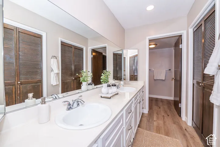 Primary Bathroom with Double Vanities