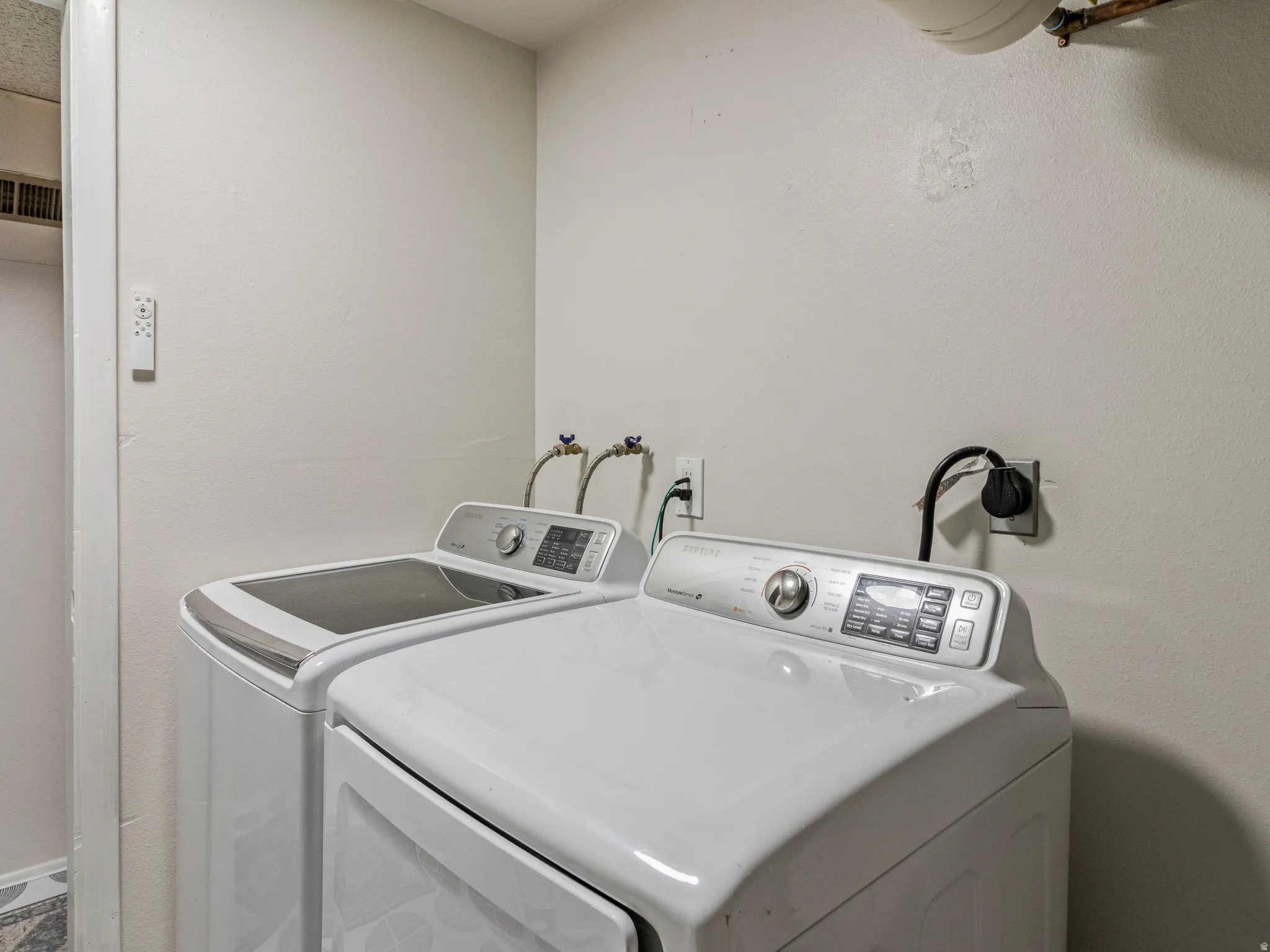 Dedicated laundry area with utility hookups