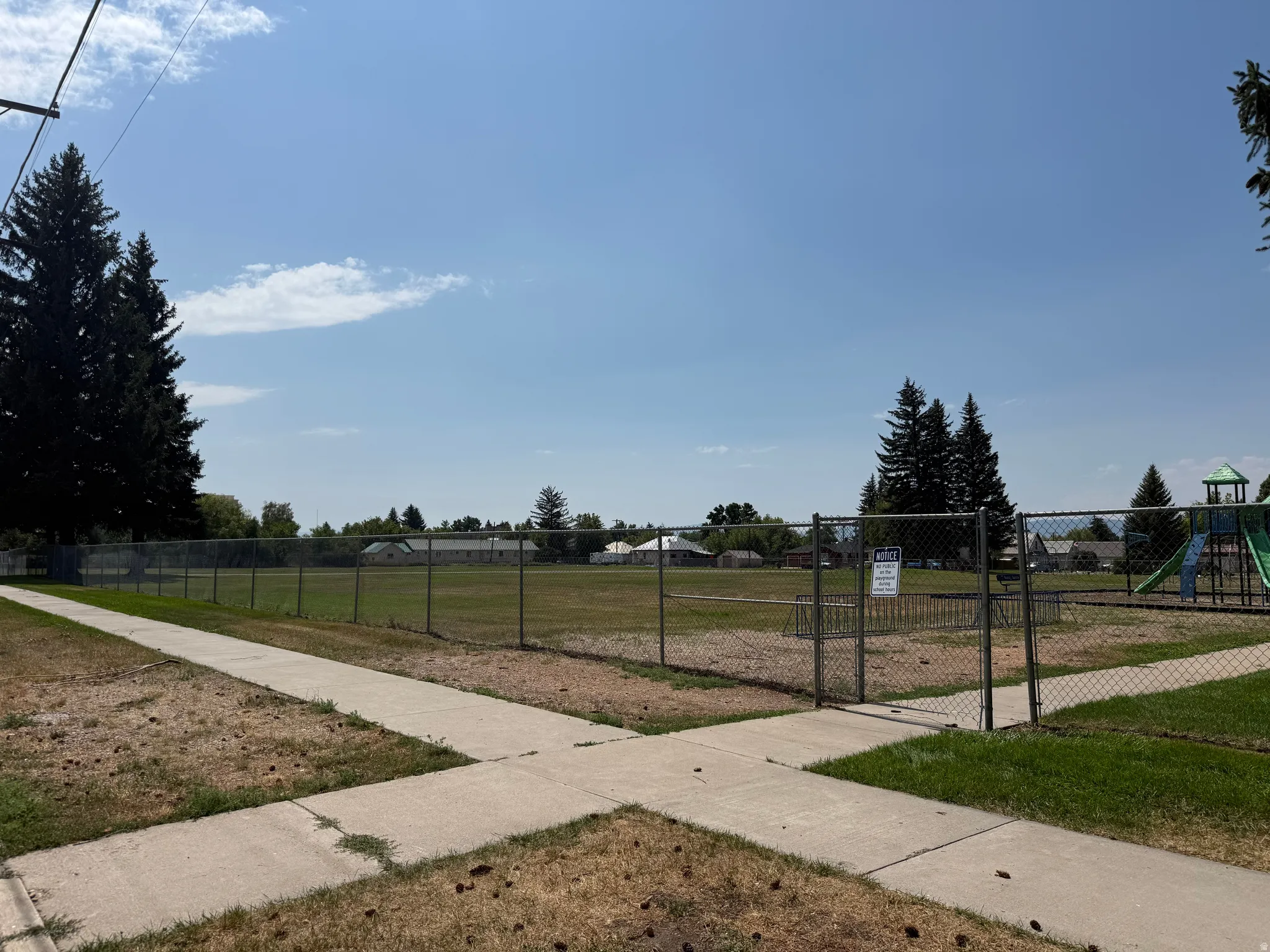 park across the street