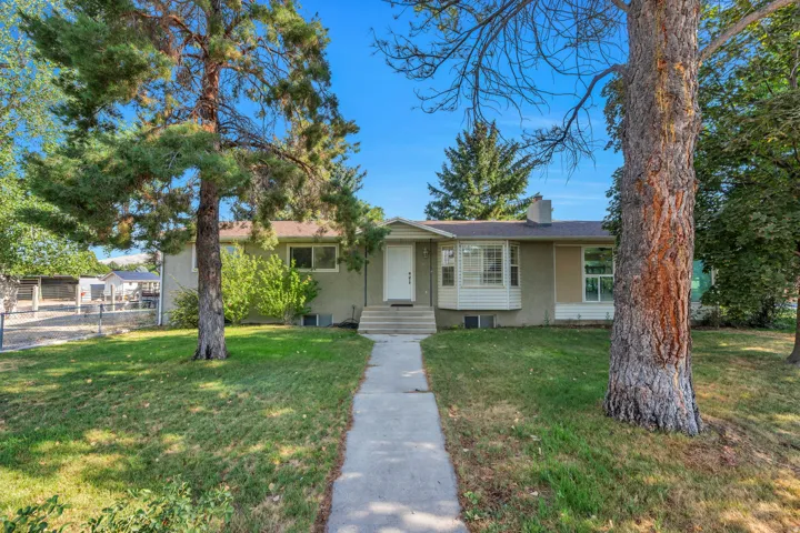 Charming mid-century residence set on a generous lot with mature trees providing natural shade