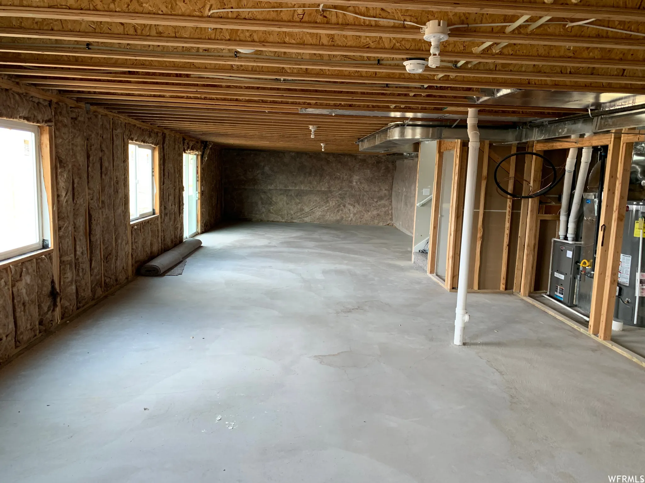 Unfinished basement