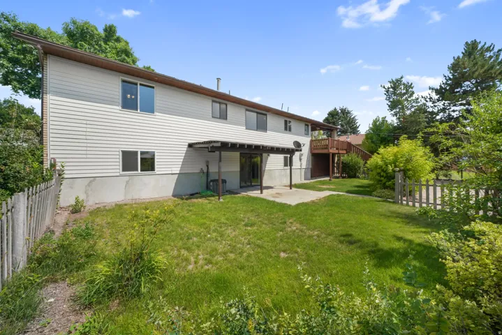 Rear of home
