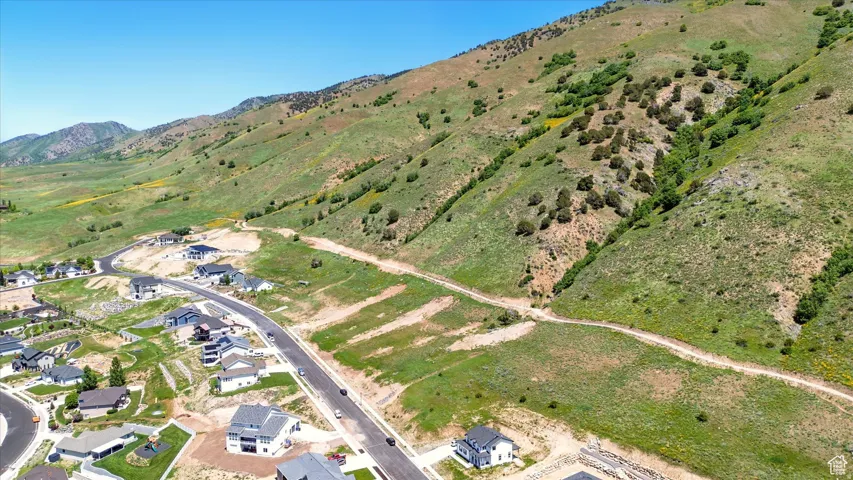 Mountainous terrain with natural vegetation
