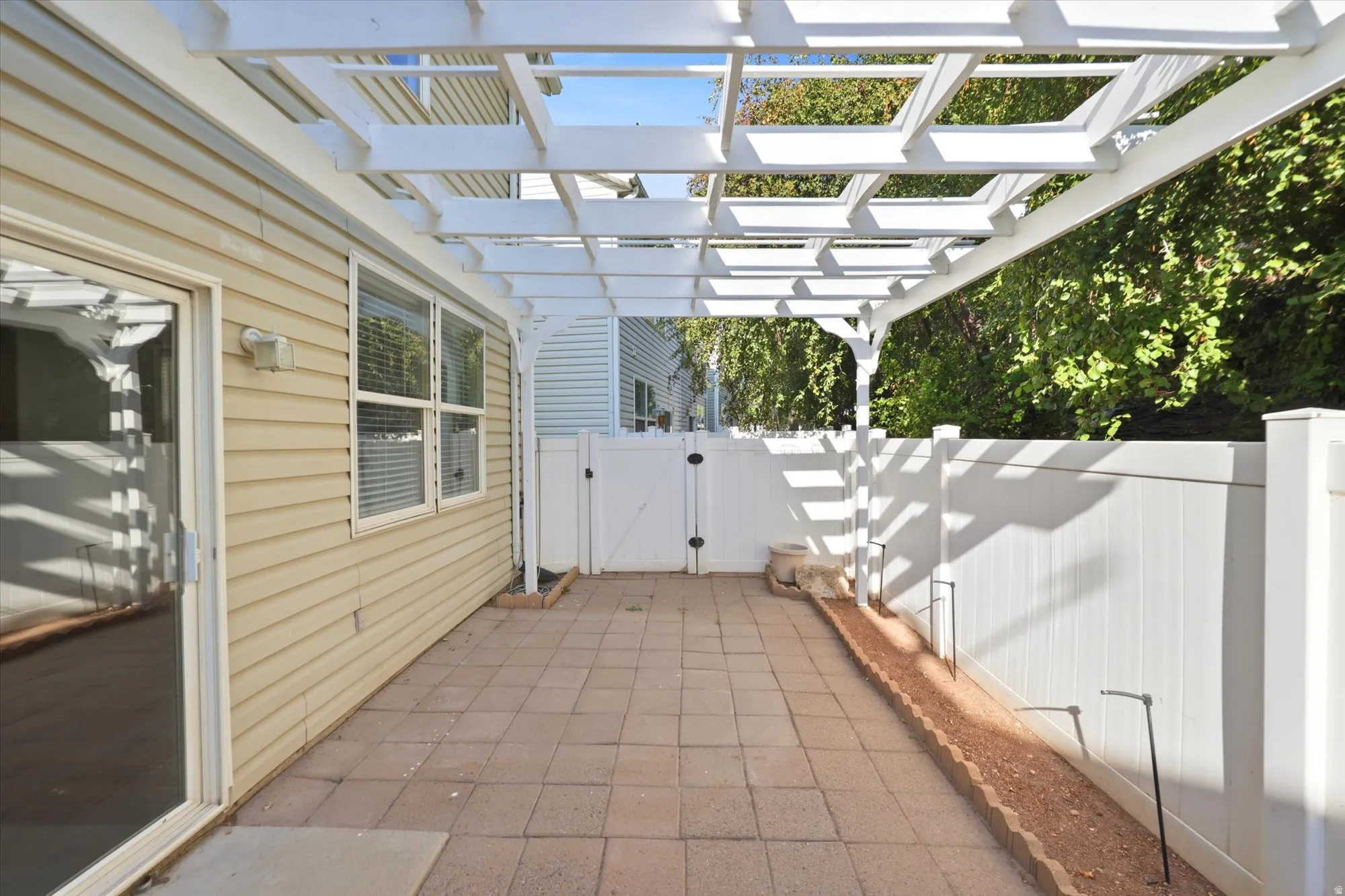 Back Patio with Pergola