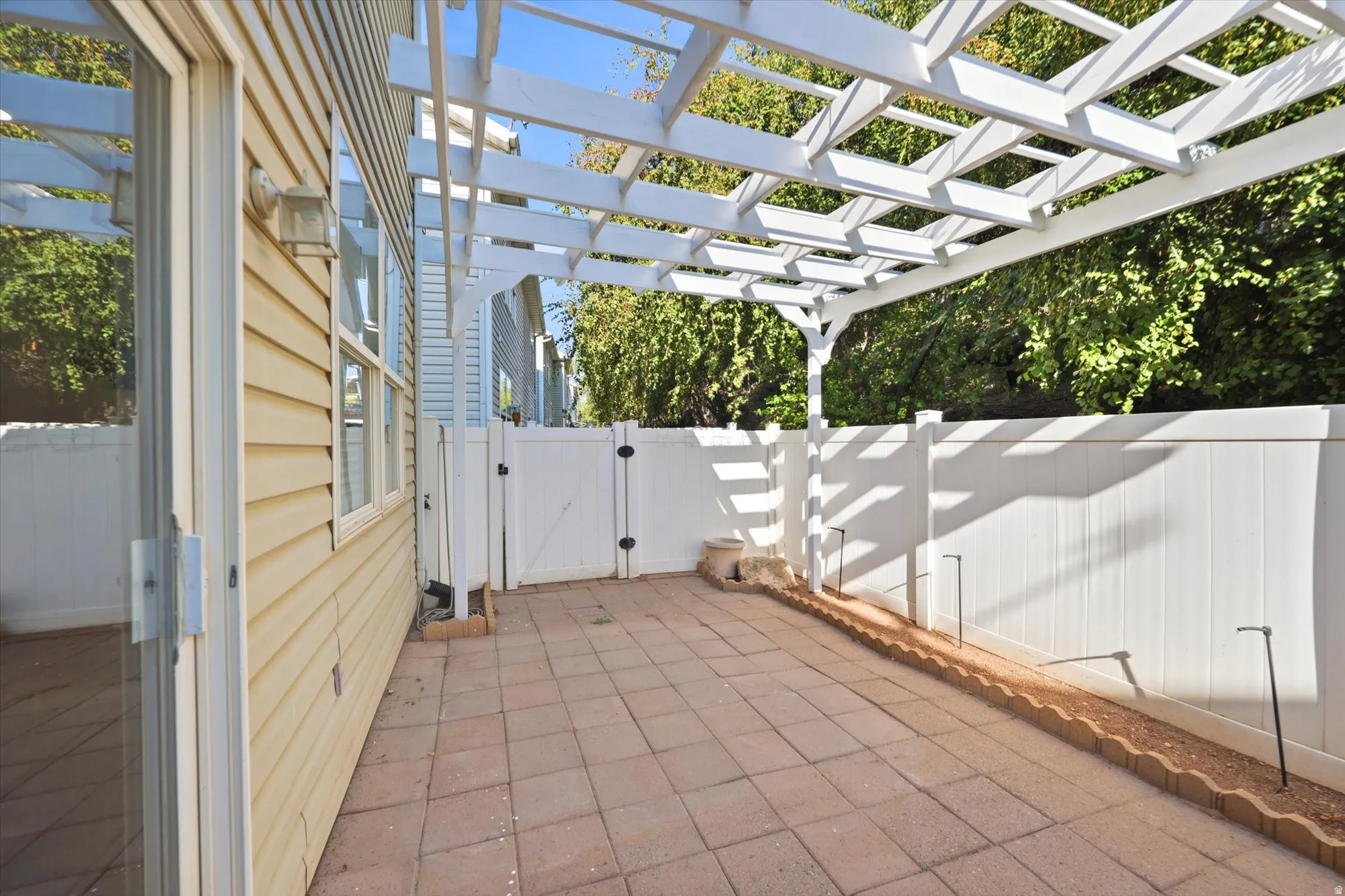 Back Patio with Pergola