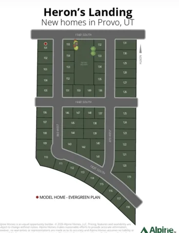 Site Map. Illustrating lot configurations and street layouts for the property