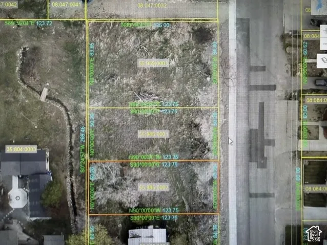 Plat Map. Illustrating lot dimensions and property lines for the subject property