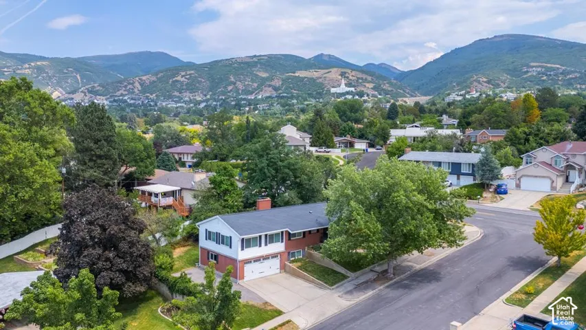 Aerial view looking to the northeast