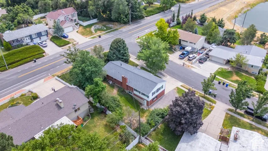 Aerial shot looking to the southeast