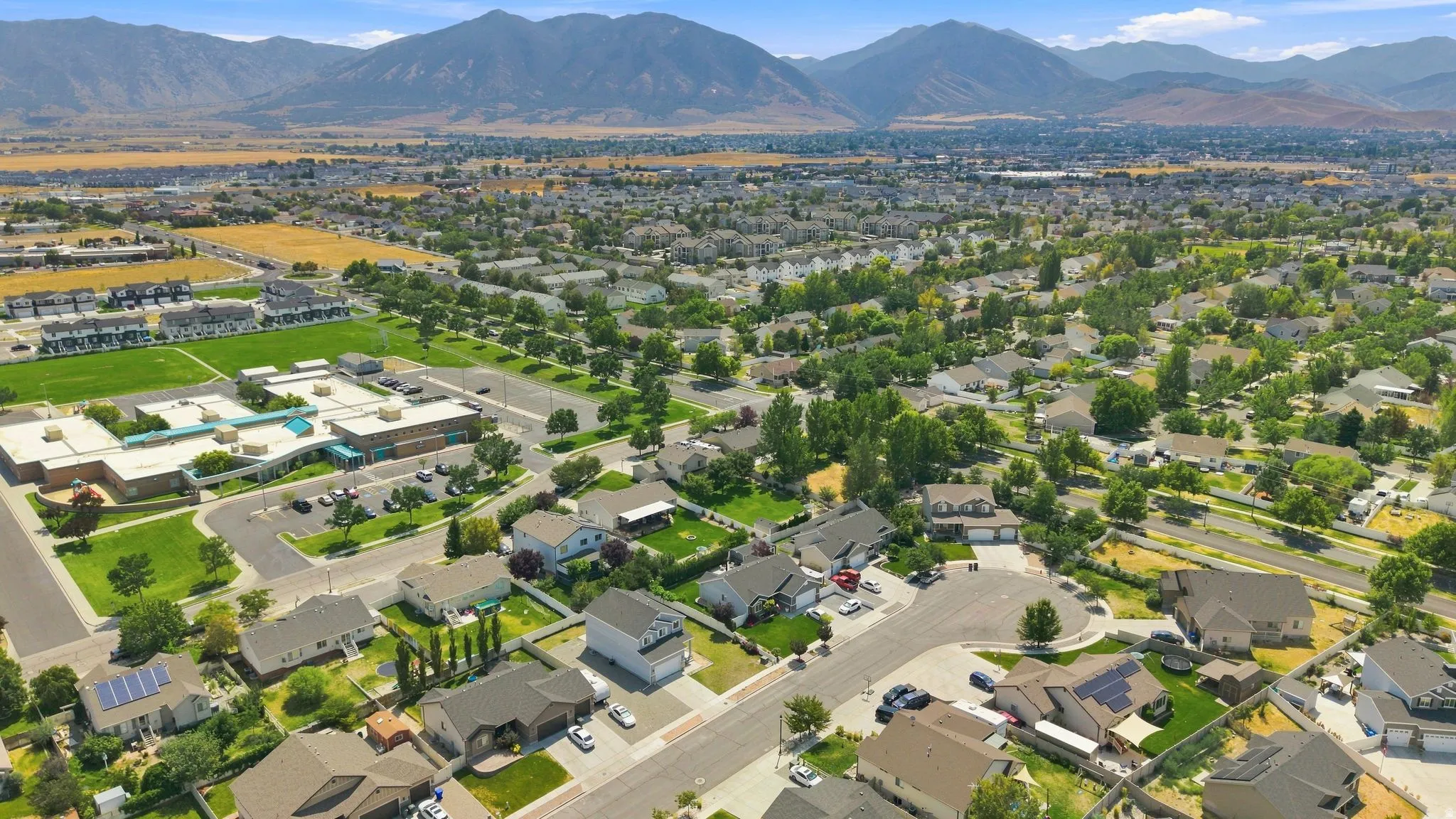 Aerial southeast view