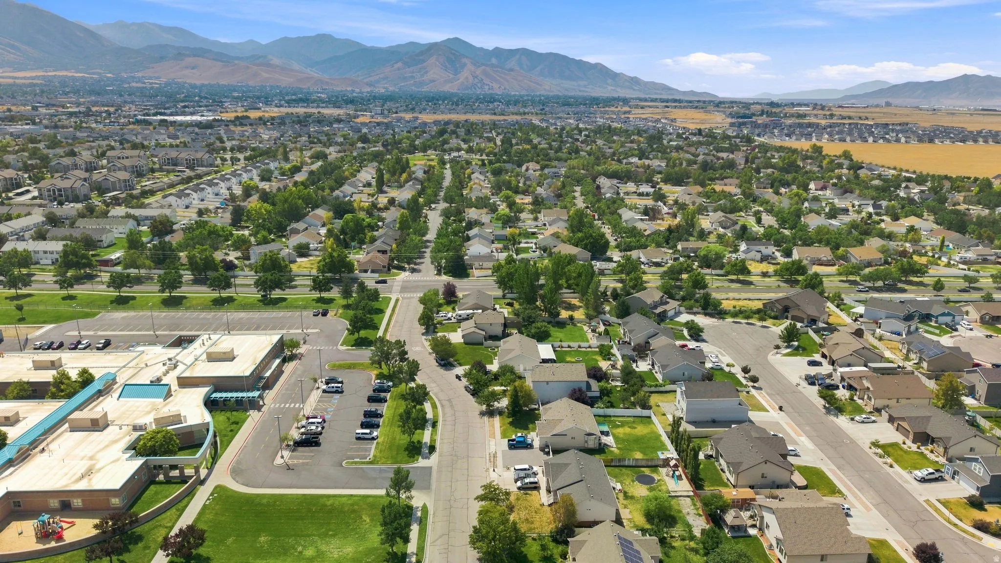 Aerial south view
