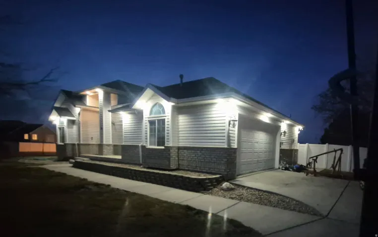 Siding exterior with stone veneer accents