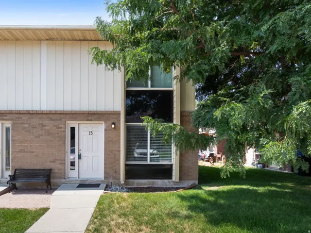 Brick and siding exterior with multiple windows