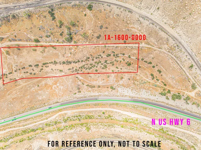 Site Plan. An aerial depiction of the property, its boundaries, and the adjacent highway, labeled "N US HWY 6"
