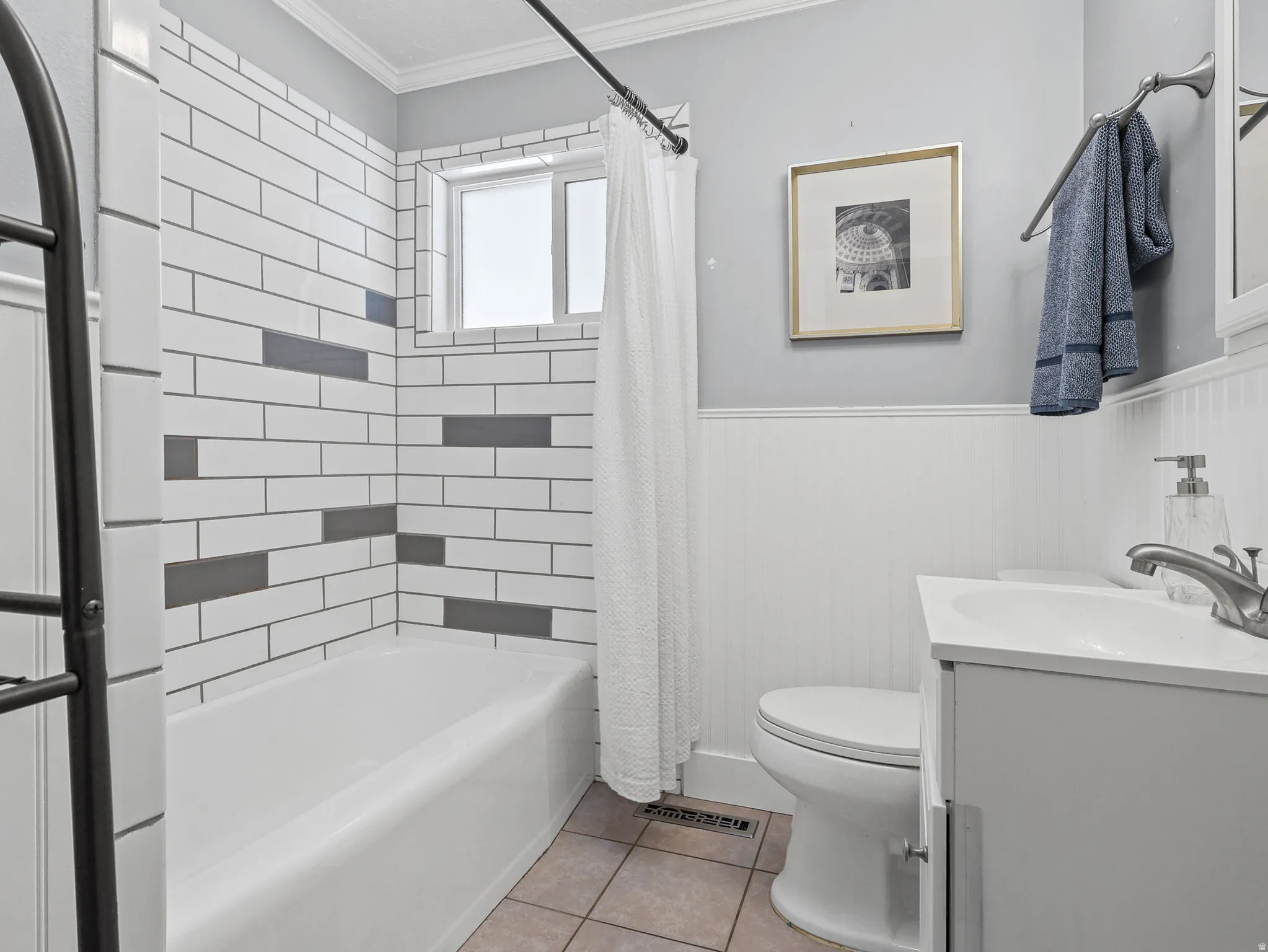 Remodeled bathroom on main