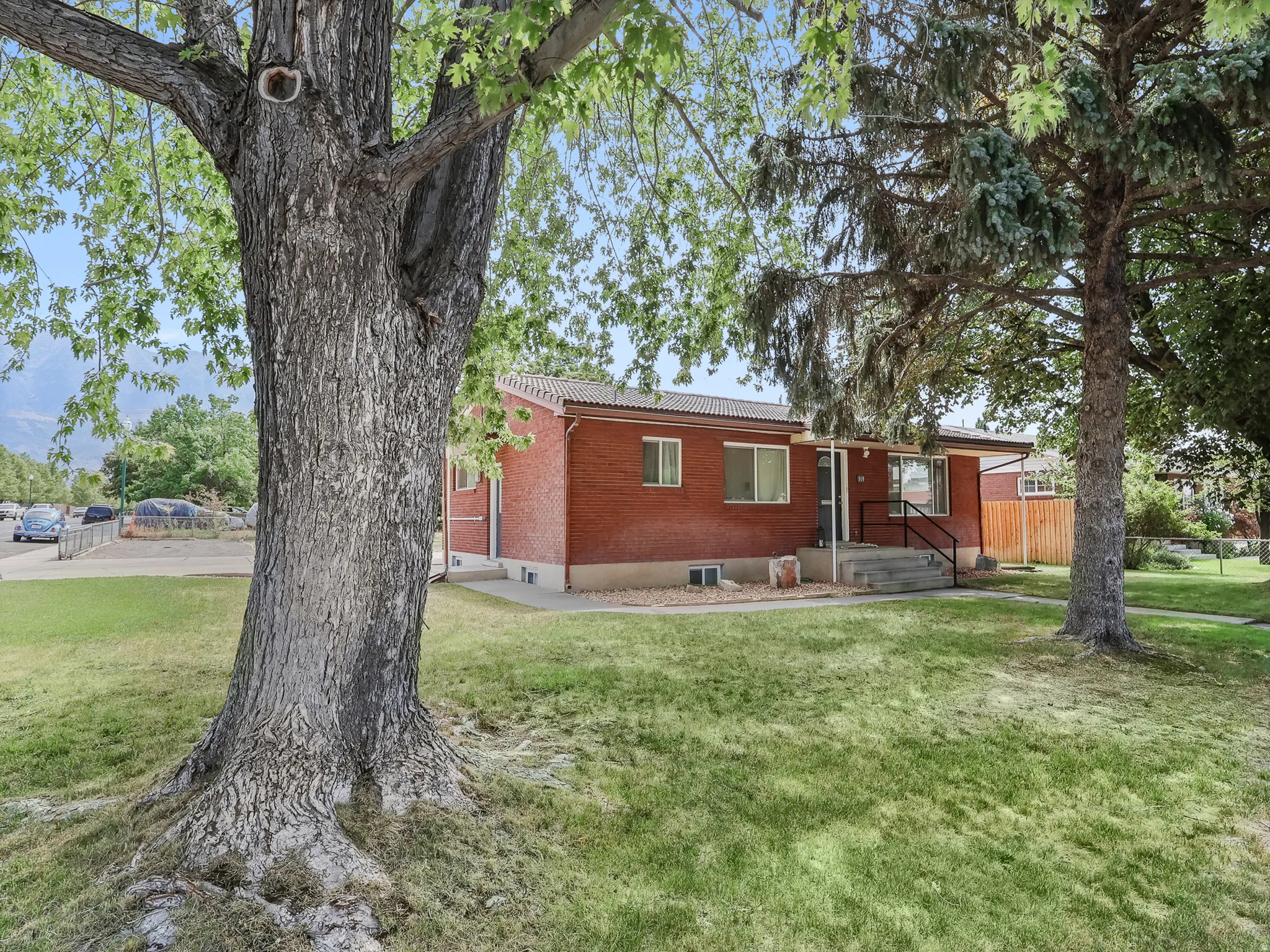 Classic Red Brick with mature trees