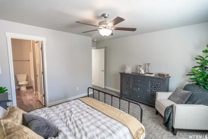 Recessed lighting and a ceiling fan with integrated light fixture