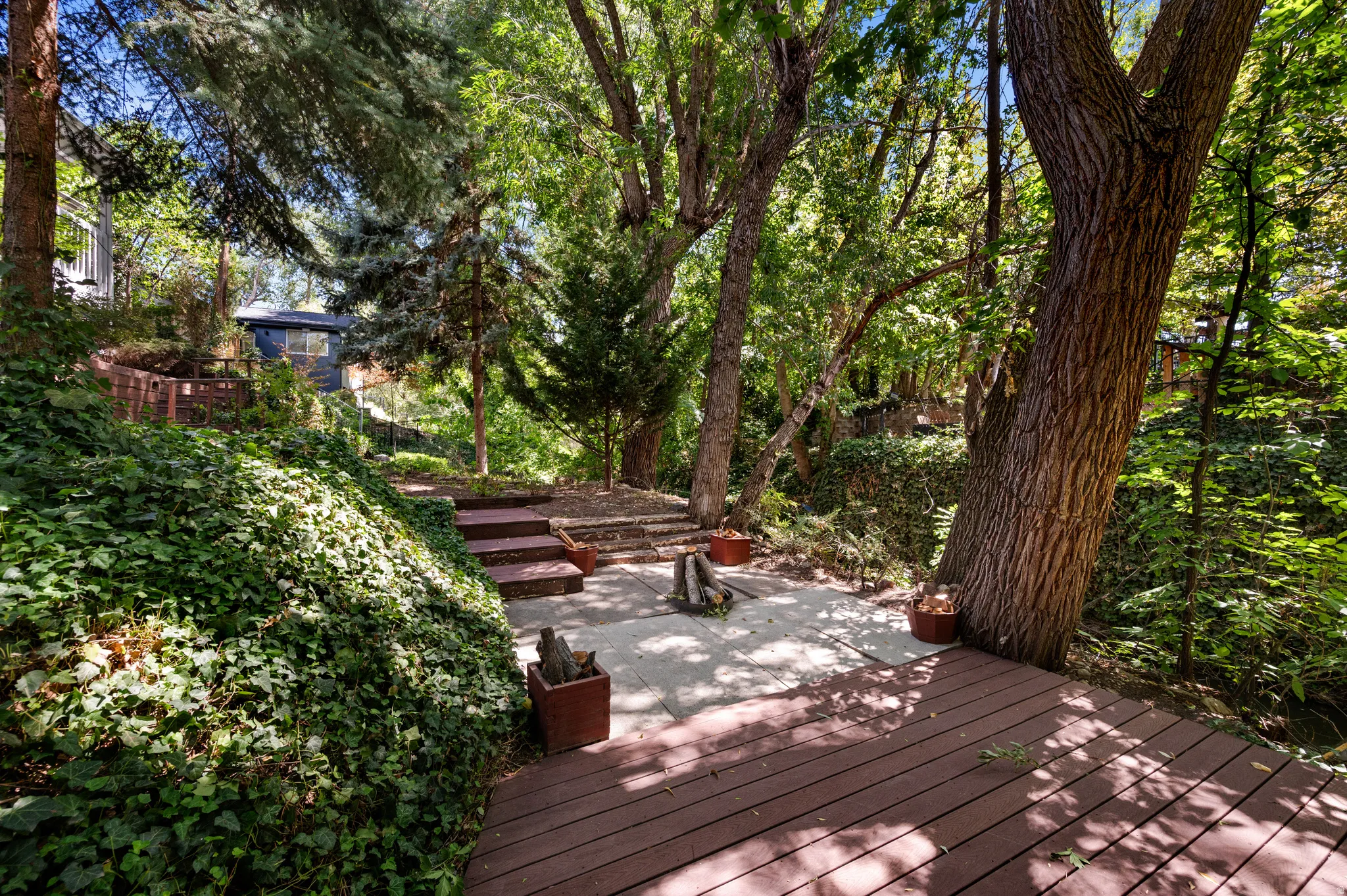 Direct access to Mill Creek is one of the property's most distinctive and coveted features.