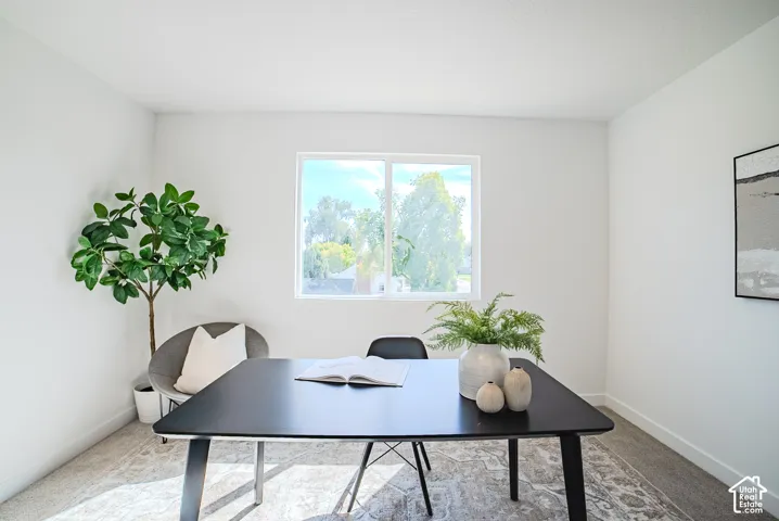 White walls with a single window