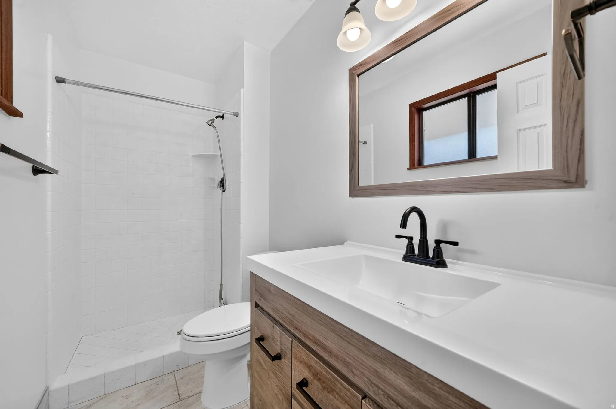 Upstairs primary bathroom.